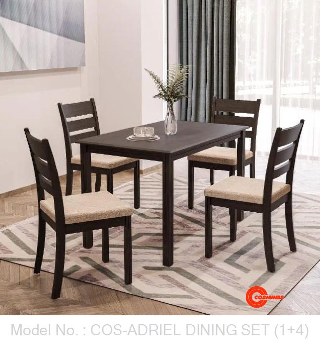 COS-ADRIEL DINING SET (1+4)